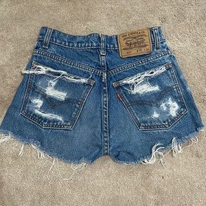 Levi’s Ripped Shorts